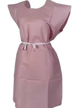 McKesson McKesson Patient Exam Gown One Size Fits Most Adult NonSterile Mauve – 18-890