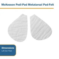 McKesson Metatarsal Pad Size 106 – A Adhesive Foot, 100/PK - Image 2