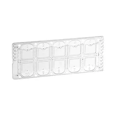 McKesson Microscope Precision Cell Slide 10-Chamber Plain, 100/BX