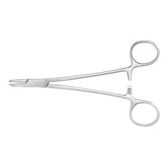 McKesson Needle Holder 6 Inch Length Serrated Jaws Finger Ring Handle, 1/EA