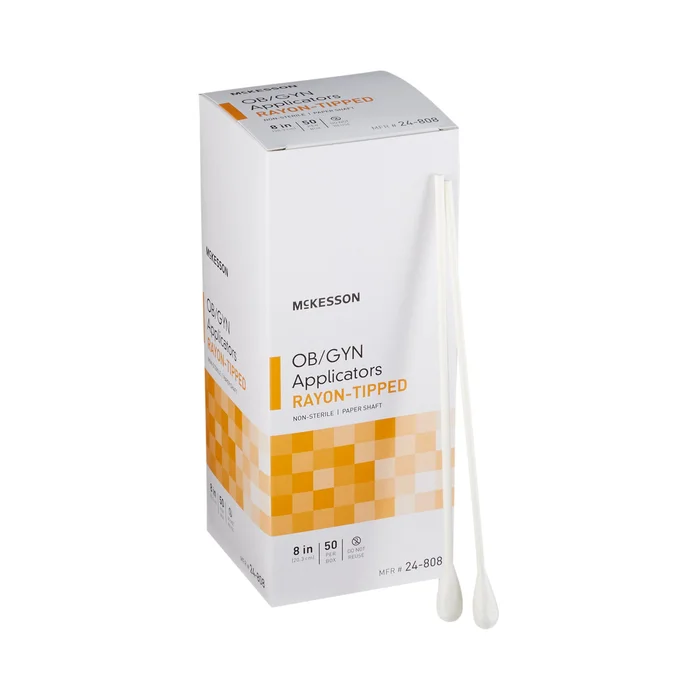 McKesson OB/GYN Swab 8 Inch Length NonSterile