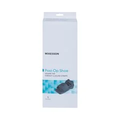 McKesson Post-Op Shoe Medium Unisex Black, 1/EA - Image 3