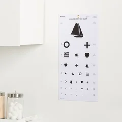 McKesson Preschool Eye Test Chart 20 Foot Measurement Acuity Test, 1/EA - Image 3