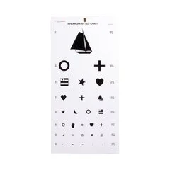 McKesson Preschool Eye Test Chart 20 Foot Measurement Acuity Test, 1/EA