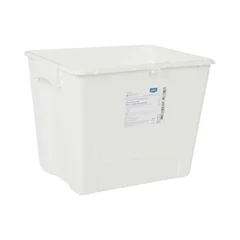 McKesson Prevent® Pharmaceutical Sharps Container, White Base, 13-1/2 H X 17-3/10 W X 13 L Inch, Vertical Entry, 8 Gallon - Image 3