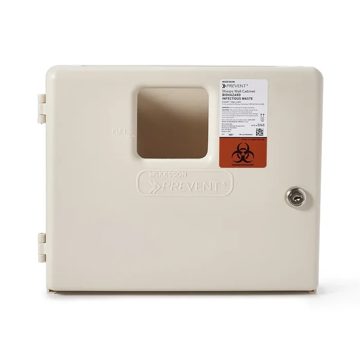 McKesson Prevent Sharps Container Cabinet / Wall Enclosure