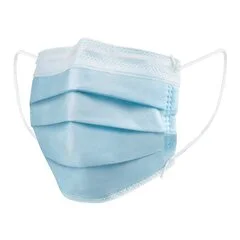 McKesson Procedure Mask Earloops One Size Fits Most, Blue, NonSterile, ASTM Level 1, Adult, 500/CS