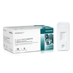 McKesson Rapid Test Kit Infectious Disease Immunoassay H. Pylori Whole Blood / Serum / Plasma Sample 10 Tests, 1/KT