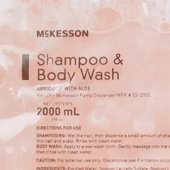 McKesson Shampoo and Body Wash Medi-Pak™ Performance 2000 mL Apricot Dispenser Bag, 4EA/CS - Image 3