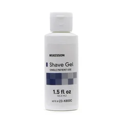 McKesson Shaving Gel Medi-Pak® 1.5 oz. Screw-Top Bottle, 96EA/CS - Image 2