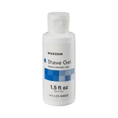 McKesson Shaving Gel Medi-Pak® 1.5 oz. Screw-Top Bottle, 96EA/CS