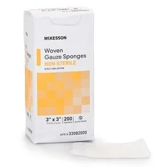McKesson Sponge Dressing Medi-Pak™ Performance Cotton Gauze 8-Ply 3 X 3 Square, 200EA/PK - Image 4