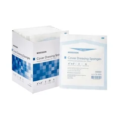 McKesson Sponge Dressing Medi-Pak™ Performance Plus NonWoven Facing 4 X 4 Square, 25PK/BX