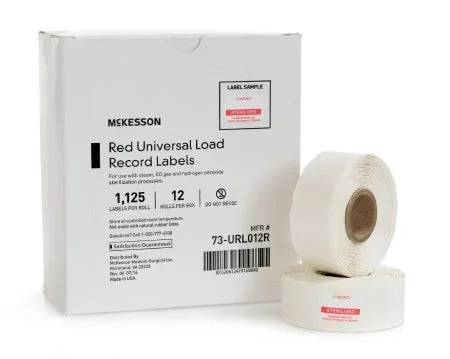 McKesson STER-ALL Pre-Printed Label Auxiliary Label Sterile unless Damaged or opened White 3/4 X 1-2/16 Inch – 73-URL012R