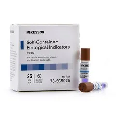 McKesson Sterilization Biological Indicator Vial Steam, 250 EA/CS - Image 4