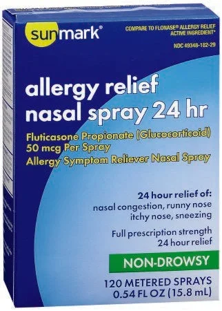 McKesson sunmark 24 Hour Allergy Relief 50 mcg Nasal Spray 0.54 oz. – 49348018229