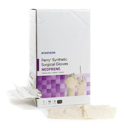 McKesson Surgical Glove Sterile Polychloroprene Standard Cuff Length Smooth