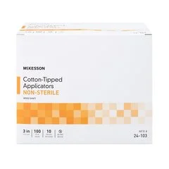 McKesson Swabstick Cotton Tip Wood Shaft 3 NonSterile, 1000 EA/CS - Image 2