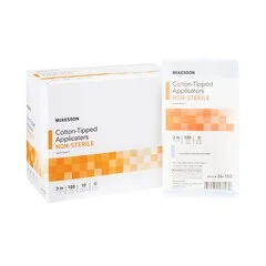 McKesson Swabstick Cotton Tip Wood Shaft 3 NonSterile, 1000 EA/CS