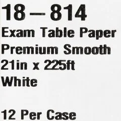 McKesson Table Paper 21″ White Smooth, 1/RL - Image 4