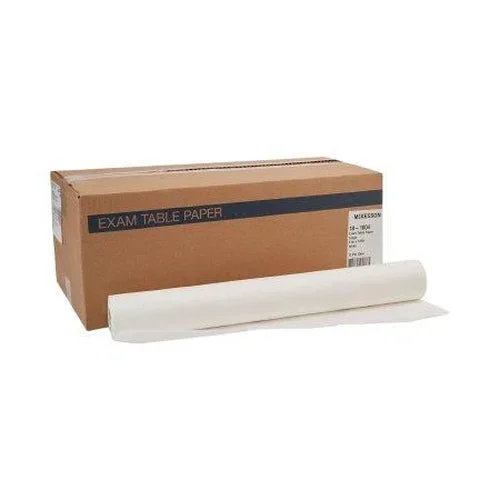 Mckesson Table Paper 21 Inch White Crepe