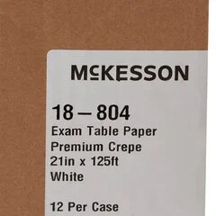 McKesson Table Paper McKesson 21 Inch White Crepe - Image 2