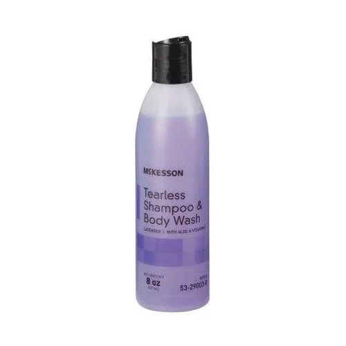 Mckesson Tearless Shampoo and Body Wash 8 oz. Flip Top Bottle Lavender Scent