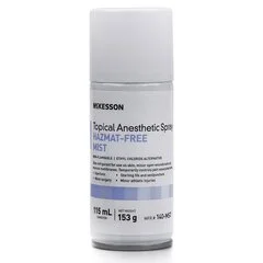McKesson Topical Anesthetic Mist Spray 115 mL, 12 EA/BX