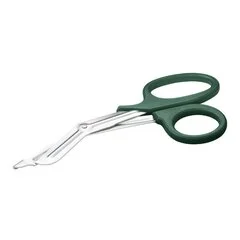 McKesson Trauma Shears Medicut Green 7-1/4 Inch Length Medical Grade Stainless Steel Finger Ring Handle Blunt Tip / Blunt Tip, 1/EA