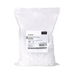 McKesson Tube Closure Polyethylene Flanged Plug Cap Natural 12 mm 12 mm Test Tubes, Centrifuge Tubes, Round Cuvettes NonSterile, 1000/BG