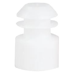 McKesson Tube Closure Polyethylene Flanged Plug Cap White 16 mm For Use with 16 mm Blood Drawing Tubes, Glass Test Tubes, Plastic Culture Tubes NonSterile, 1000/BG