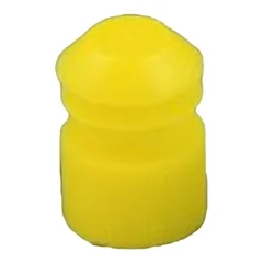 McKesson Tube Closure Polyethylene Flanged Plug Cap Yellow 13 mm For Use with 13 mm Blood Drawing Tubes, Glass Test Tubes, Plastic Culture Tubes NonSterile, 1000/BG