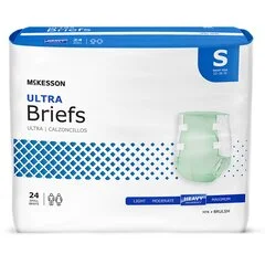 McKesson Ultra Heavy Absorbency Briefs, Small, 96/CS