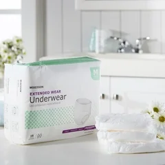 McKesson Unisex Adult Absorbent Underwear Pull On with Tear Away Seams Medium Disposable Heavy Absorbency, 16 EA/BG - Image 4