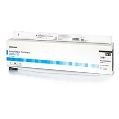 McKesson Urethral Catheter Coude Tip Uncoated PVC 10 Fr. 16 Inch, 30/BX