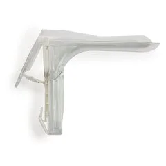 McKesson Vaginal Speculum Graves NonSterile Office Grade Acrylic Large Double Blade Duckbill Disposable Corded Light Source Compatible, 100 EA/CS