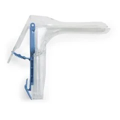 McKesson Vaginal Speculum Graves NonSterile Office Grade Acrylic Small Double Blade Duckbill Disposable Corded Light Source Compatible, 100 EA/CS