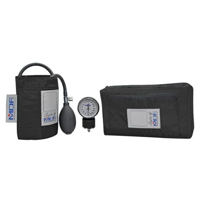 MDF Instruments Direct MDF Instruments Aneroid Sphygmomanometer MDF Instruments Pocket Style Hand Held 2-Tube Adult Size Arm – DF808B04