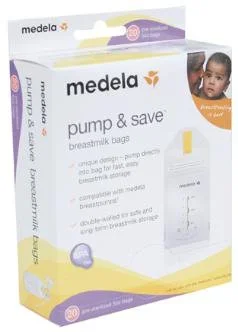 Medela Breast Milk Storage Bag Pump & Save Zipper Top – 87233