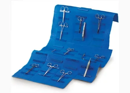 Medical Action Industries Medact Magnetic Instrument Drape 12 X 16 Inch, Blue – 416
