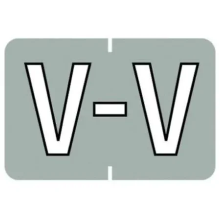 Medical Arts Press Pre-Printed Label Barkley Chart Tab V V Teal 25 X 1-1/2 Inch – 901-34140
