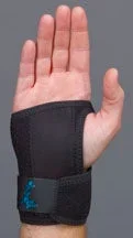 Medical Specialties GelFlex Wrist Splint Contoured Polymer Gel / Mineral Oil Right Wrist Black X-Large – 223836