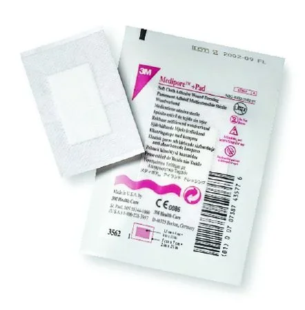 Medipore 3566 +Pad Soft Cloth Adhesive Wound Dressing 1 Each