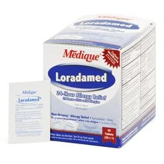 Medique Products Allergy Relief Loradamed 10 mg Strength Tablet 1 per Box, 50/BX