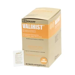 Medique Products Cold and Cough Relief Valihist 325 mg – 2 mg – 5 mg Strength Tablet 2 per Pack, 300/BX