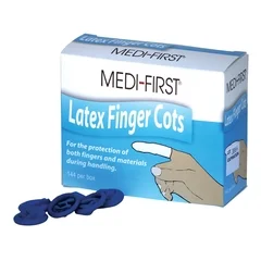 Medique Products Finger Cot Medi-First® Medium 2-1/2 Inch Length Powder Free Latex NonSterile, 144/BX