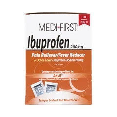 Medique Products Pain Relief 200 mg Strength Ibuprofen Tablet 100 per Box, 1/BX