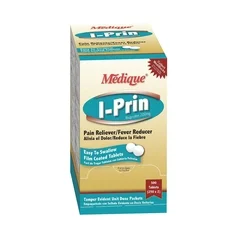 Medique Products Pain Relief I-Prin 200 mg Strength Ibuprofen Tablet 250 per Box, 500/BX