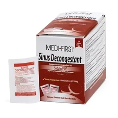Medique Products Sinus Relief Medi-First 10 mg Strength Tablet 100 per Box, 100/BX