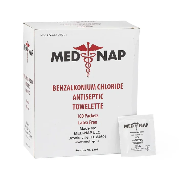 Medline Alcohol-Free Moist Towelettes – 1000 Per Case